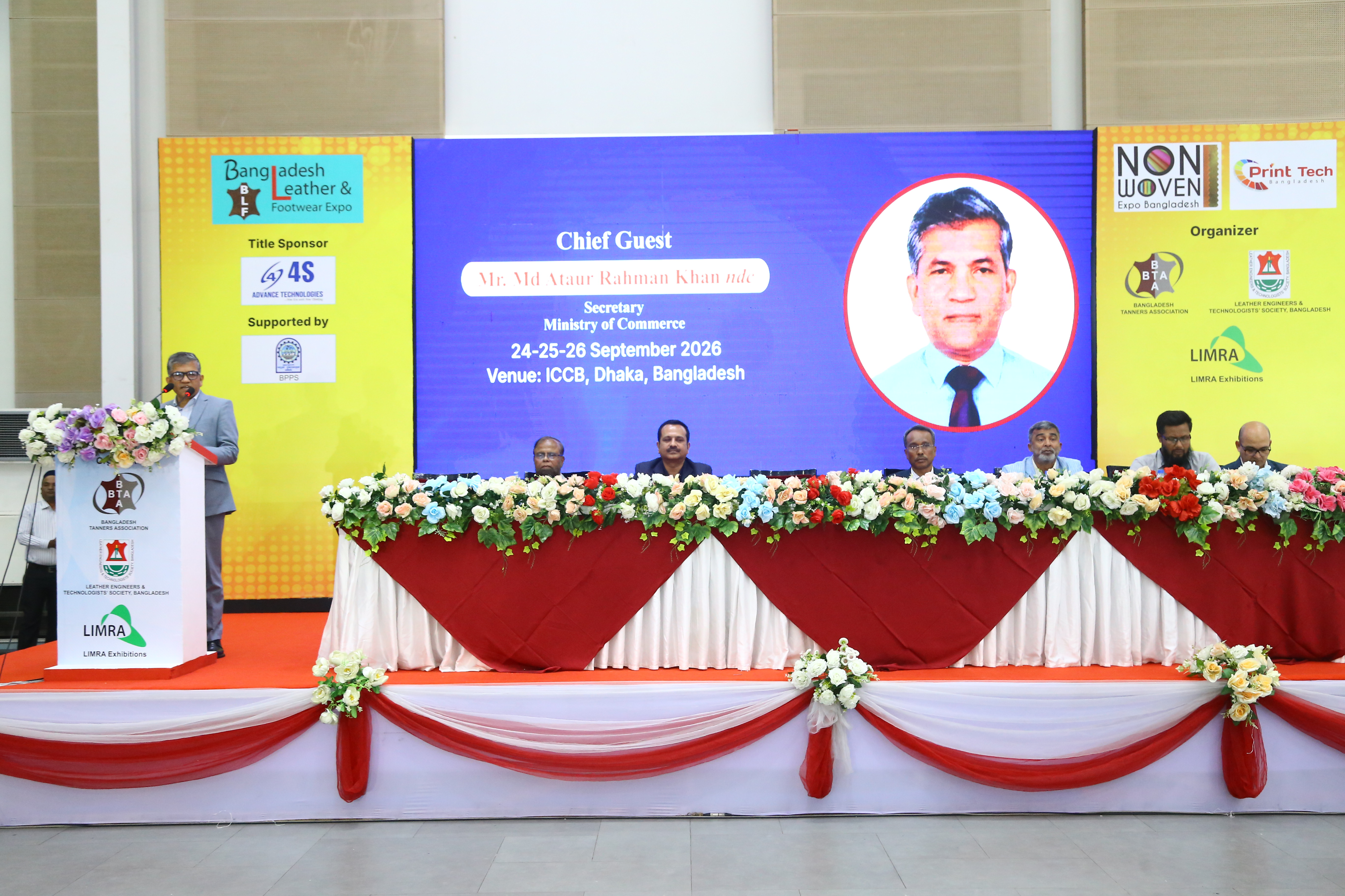 Inauguration of -10th Bangladesh Leather & Footwear Expo 2026 Held in Dhaka