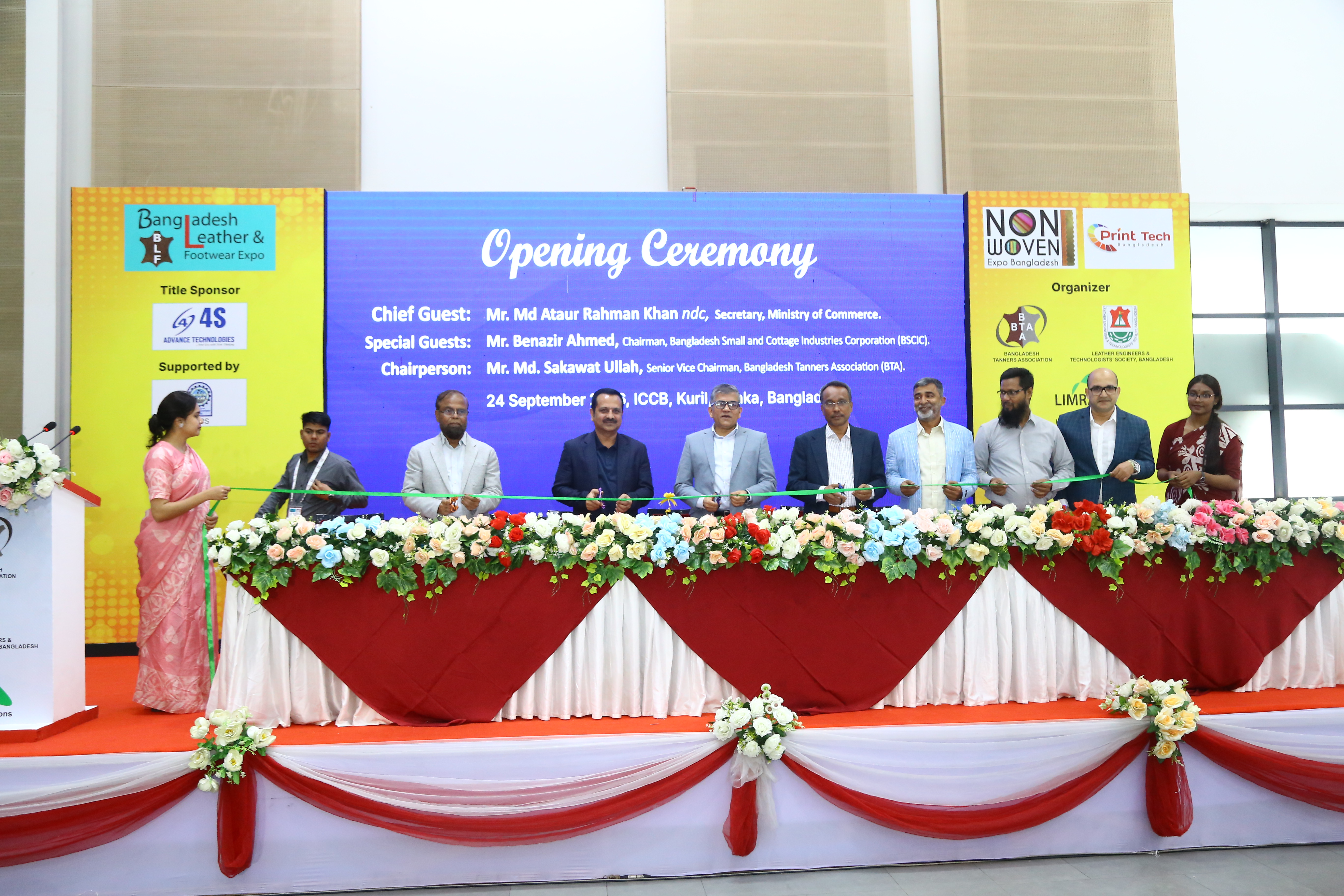 Inauguration of -10th Bangladesh Leather & Footwear Expo 2026 Held in Dhaka