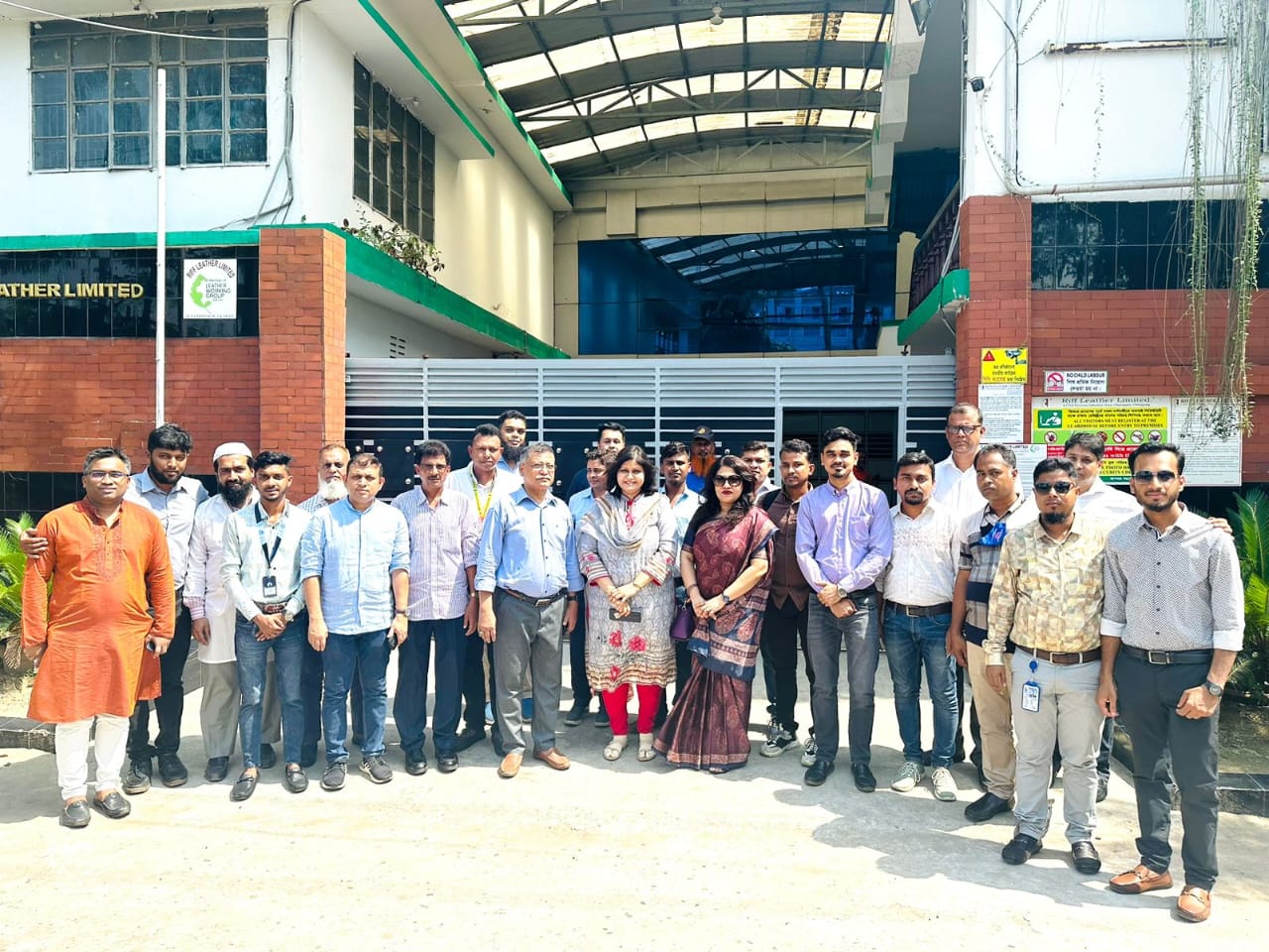 A learning visit held at RIFF Leather Limited for mid-level managers photo
